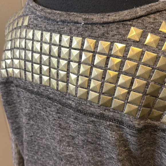 RACHEL Rachel Roy Women’s Medium Sweater Studded Uneven Hems - Picture 6 of 8